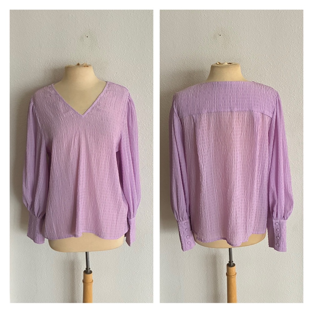 Halogen purple blouse